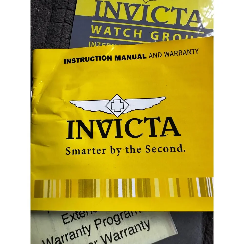 Invicta TI-22 Titanium Automatic Scuba 22082 Abalone Dial Watch Box Papers